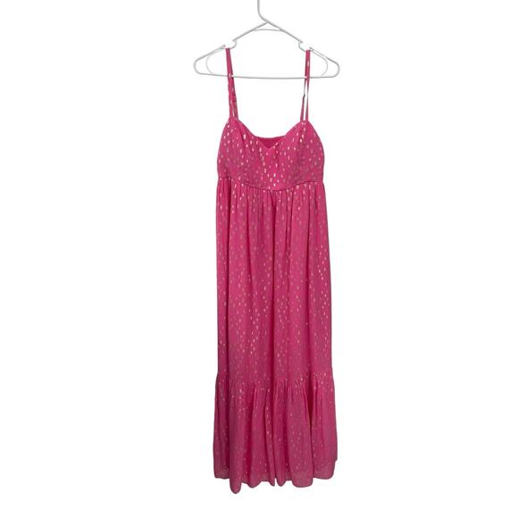 NWT Lilly Pulitzer Hiedi Maxi Dress Aura Pink Gold Size 12 NWT Lilly Pulitzer Hiedi Maxi Dress Aura Pink Gold Size 12